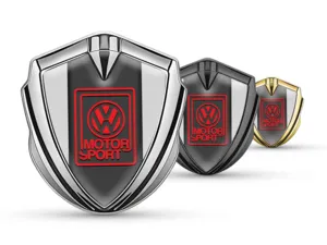 VW 3d Emblema Insignia Acabado Lujoso Aleación 3D Detalle